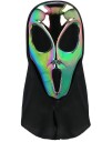 Gapende Alien Maske med Hette
