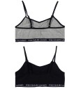 Polo Ralph Lauren Polo Black Solid 2 Pack Bralettes M/8-10 år