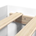  Sengeramme hvit 120x200 cm konstruert tre 8721102856648