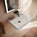 Hansgrohe Xanuia Q Vegghengt Servant 60x48 cm u/bl.hull m/ol Hvit m/SC