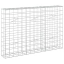 vidaXL Gabion med 5 mm tråd og 10x10 cm mesh 150x20x100 cm