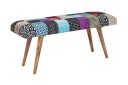Tultered Sittebenk 117 cm   Flerfarget