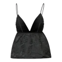 Ganni Dame Topper Svart L,
