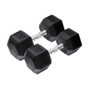 Orange Gym   Hex Dumbbell   2 kg   sett med 2