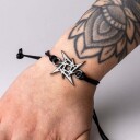 Alchemy Metallica Ninja Star Wrist Strap Hand Made Fine English Pewter 83955201