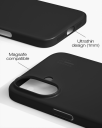 Ideal Of Sweden Slim MagSafe Case – mobildeksel til iPhone 16 Matte Black