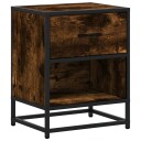  Nattbord røkt eik 40x31x50 cm konstruert tre 8721102837470
