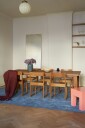 Layered Classic Solid Ullteppe 250x350 cm Cornflower Blue
