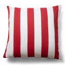 Borg Living Putetrekk i 100% myk og luksuriøs bomullssateng 60x63 cm Rødt og hvit Nordic Stripe putetrekk fra By Night
