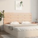 vidaXL Sengegavl 135x3x80 cm heltre furu