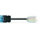 Tilkoblingskabel Dca Hunn/løs 5-polet Kode I H05Z1Z1-F 5G2.5mm² 2m blå