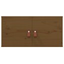 vidaXL Veggskap honningbrun 60x30x30 cm heltre furu