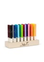 Konges Sløjd Safari Markers In Wooden Block 24 Pcs Fsc