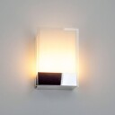 Lindby Malthe - moderne vegglampe i glass og metall.