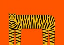 The Abstract Tiger Poster Plakat / 50x70cm