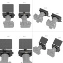 SmallRig 3575 Mini Matteboks Lite for Objektiv - 9,5 cm Aluminium og Karbonfiber