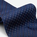 Ferner Jacobsen Tie Silk - Dark Blue-Orange Blå OS