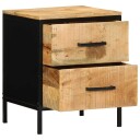  Nattbord 40x35x50 cm Solid tre Rough Mango