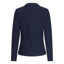 Ichi ihKate Blazer Blå i Stretch Denim med Skulderputer