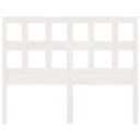 vidaXL Sengegavl hvit 165,5x4x100 cm heltre furu