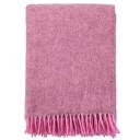 Klippan Yllefabrik Gotland ullpledd 130x200 cm Rosa