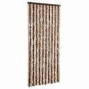 Insektgardin beige og lysebrun 90x220 cm chenille