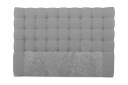 Sengegavl Boxford med Knapper 160 cm   Lysegrå