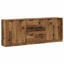  Skjenker 3 stk gammelt tre 60x30x70 cm konstruert tre 8721158761194