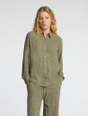 Selected Slfviva Ls Sun Shirt Noos   Green   36