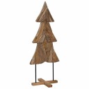  Juletre med stativ Brun 150 cm Heltre teak