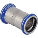 Geberit Rørdel Slangekontakt 54mm Rustfritt Stål