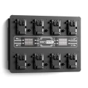SWIT Matrix-S8 Vegglader V-Mount 8xV-Mount. Lader14/28 batterier samtidig