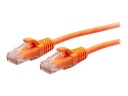 C2G 7ft (2.1m) Cat6a Snagless Unshielded (UTP) Slim Ethernet Network Patch Cable - Orange - koblingskabel - 2.1 m - oransje