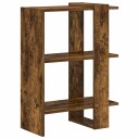 vidaXL Bokhylle Røkt eik 52 x 25 x 71,5 cm Konstruert tre