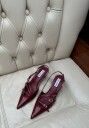 Steve Madden Liana Slingbacks Wine Patent 40