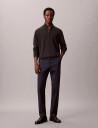 Calvin Klein Slim Sateen Chino Trouser - Navy - 30 x 34