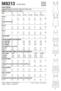 McCall's 8213 - Kjole Y (XS-S-M)