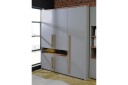 Ahmetbay Garderobe 59x158 cm - Grå/Brun