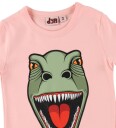 DYR T skjorte   Growl T   Powder Peach m. T Rex   DYR   8 år (128)   T skjorte   Rosa
