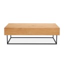 Sofabord HOME4YOU Bronte 120x80x40 cm eik - Eik