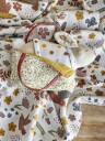 Bloomingville Villja kosedyr 2 deler White-yellow bunny