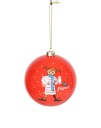 3 stk Pippi Langstrømpe Julekuler 8 cm Juletrepynt 71675