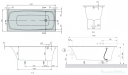 VILLEROY & BOCH MY ART BADEKAR 170X75 FOR INNBYGGING HVIT ALPIN