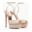 Casadei Dame Sko Beige 40 EU,