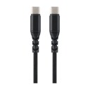 DACOTA PLATINUM USB-C - USB-C KABEL 1 M, SVART
