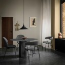 Gubi - Semi Taklampa Ø 47 Cm, Matt Black - Pendellamper - Bonderup & Thorup - Svart