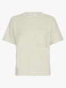 MSCH Copenhagen Harissa Ima Q Short Sleeve Sweatshirt Beige S/M