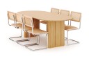 Scandinavian Choice Noira Ovalt Spisebord 220 cm med 6 stk Build Matstkolar Natur