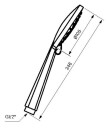 Tapwell ZDOC104 Hånddusj Krom