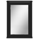  Speilskap til baderom svart 42x12x60 cm sponplate 842431